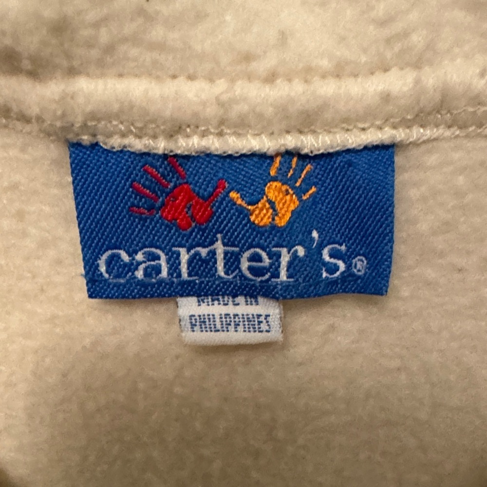 Carter's Cream Jacket with Gray Scottie Dog Accents - Picture 2 of 7